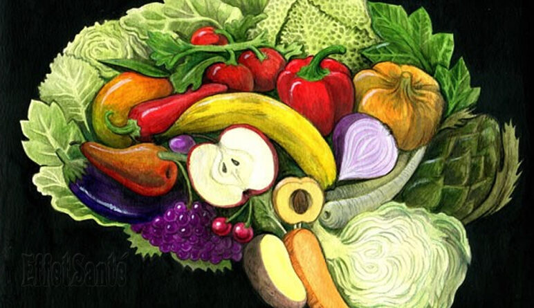 nutrition pour cerveau, quoi manger pour un cerveau en santé
