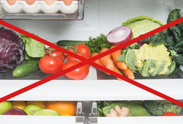 légumes et fruits, aliments pas au refrigerateur