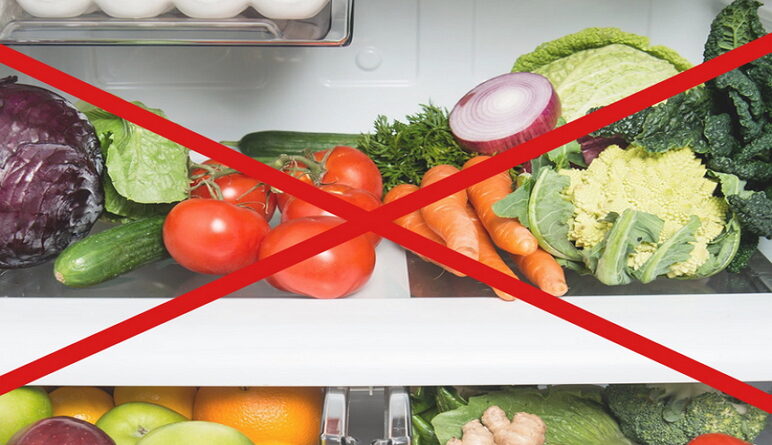 légumes et fruits, aliments pas au refrigerateur