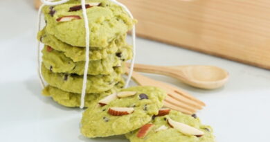 biscuits santé, biscuits légers, biscuits faciles, recette biscuits, poudre de matcha