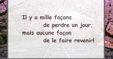 notre vie, notre santé, nos jours