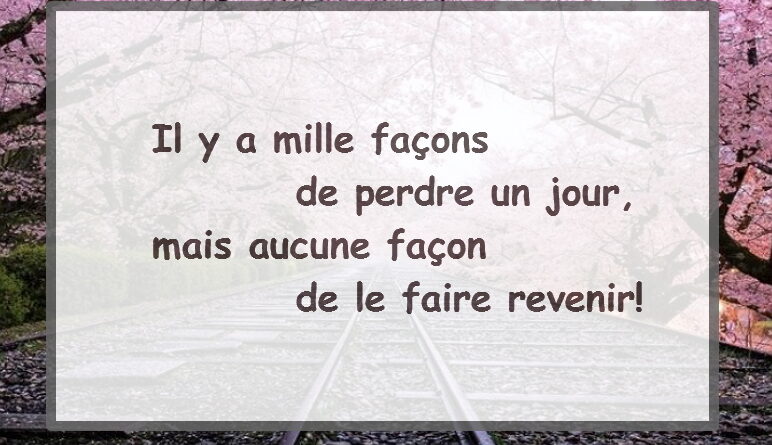 notre vie, notre santé, nos jours