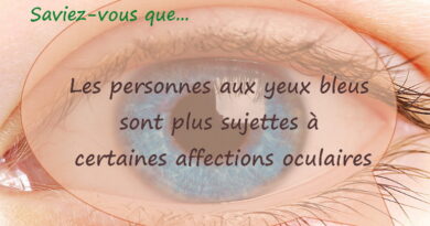 yeux bleus, les yeux, dégénérescence maculaire, sensibilité à la lumière,
