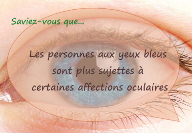 yeux bleus, les yeux, dégénérescence maculaire, sensibilité à la lumière,