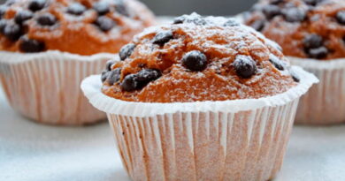 desserts santé, recettes santé, muffins santé