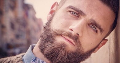 les bactéries et la barbe, la barbe avec des bactéries