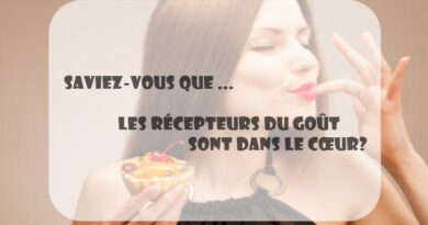 les récepteurs du goût