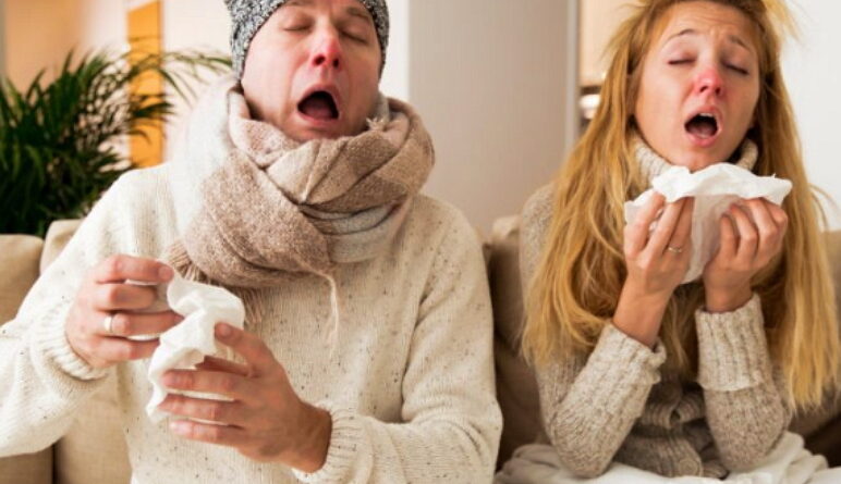 le rhume et la grippe, comment traiter la grippe, symptômes de la grippe