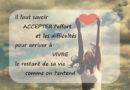 savoir accepter, savoir vivre