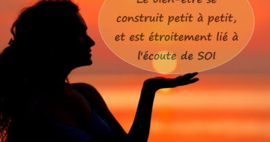 le bien-être, être soi-même