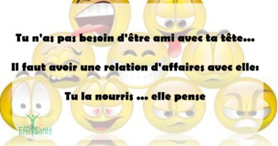 Tu n'a pas besoin d'être amis avec ta tête