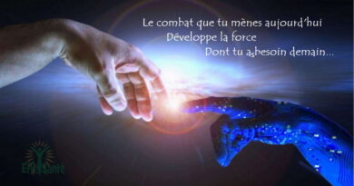 Le combat que tu mènes aujourd'hui Développe la force Dont tu a besoin demain...