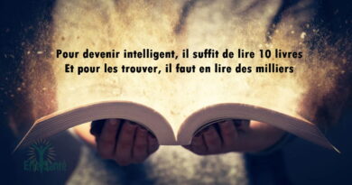 Pour devenir intelligent, il suffit de lire 10 livres Et pour les trouver, il faut en lire des milliers