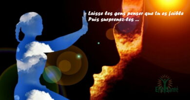 Laisse les gens penser que tu es faible Alors surprenez-les ...
