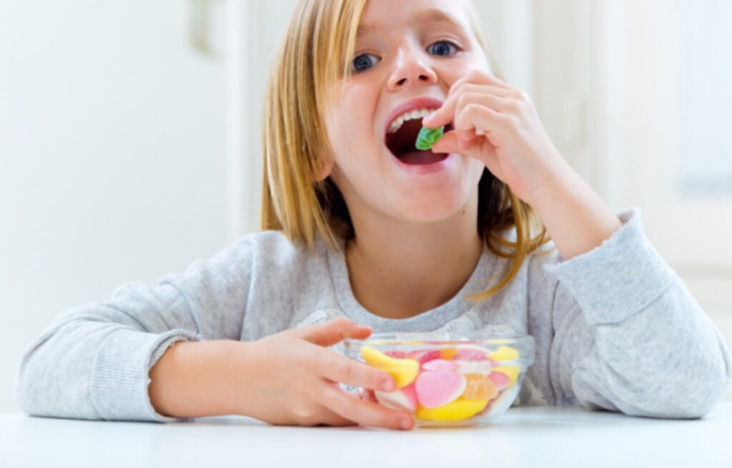 le sucre et les enfants, l'envie de sucreries, l'envie de sucre