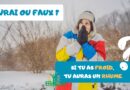 Si tu as froid, tu auras un rhume