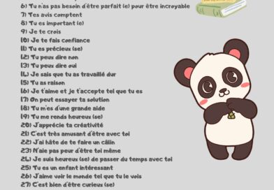 Phrases positives et encourageantes à dire à nos ENFANTS