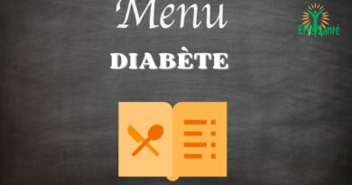 Menu pour les personnes avec le DIABÈTE